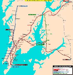 Mumbai Rail Map