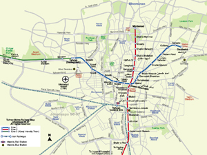 Metro Map of Tehran