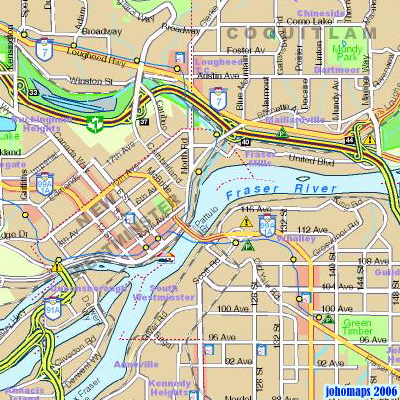 Map of Vancouver