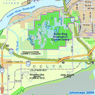 Map of Vancouver