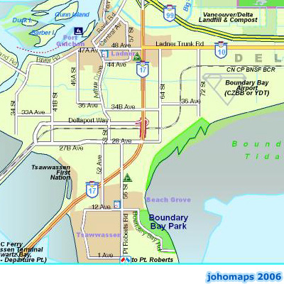 Map of Vancouver