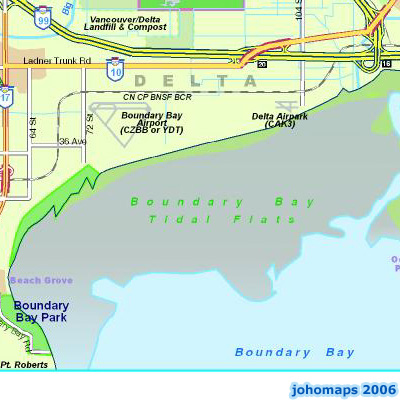 Map of Vancouver