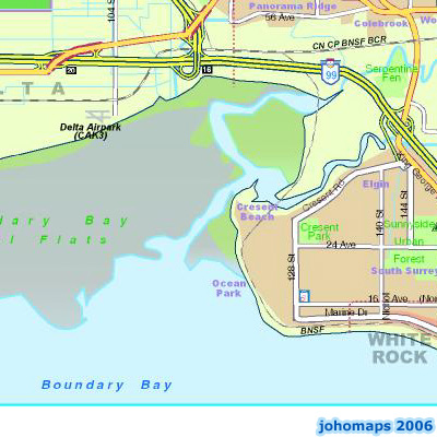 Map of Vancouver