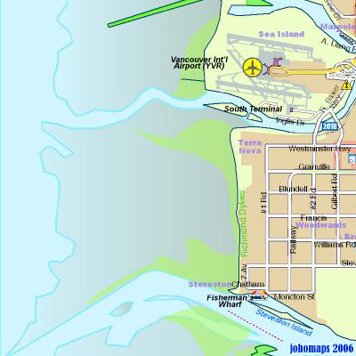 Map of Vancouver