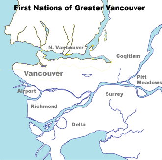 Traditional First Nation Territories in Vancouver