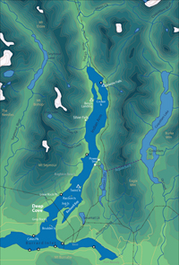 Map of Indian Arm