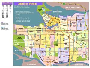 Map of Vancouver Neighbourhoods