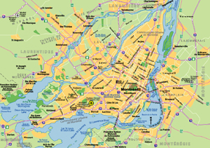 Plan de Montréal / City Map of Montreal