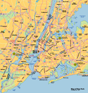 Highway Map of New York