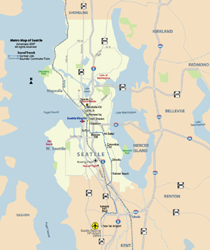 Metro Map of Seattle