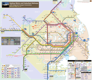 Metro Map of Sydney