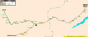 Transit Map of Brasilia, Brazil