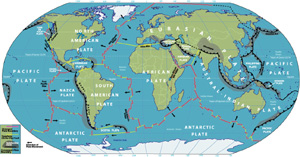 Tectonic Plates of the World